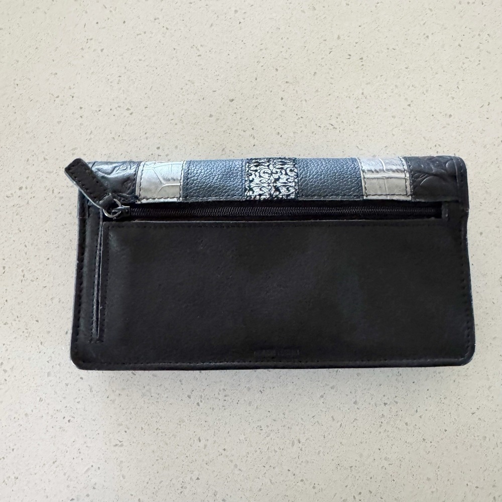 Amity Genuine Leather Black Wallet New Old Stock Women - Picture 6 of 6
